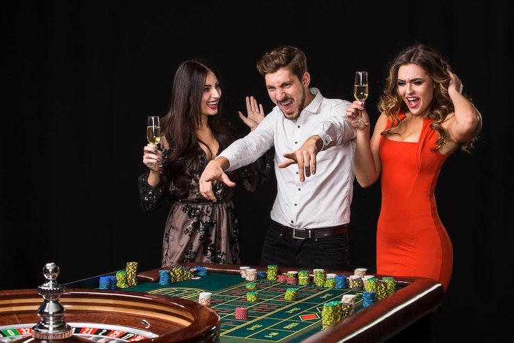 Live dealer blackjack studio with professional dealers